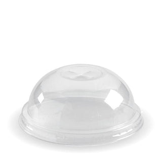 Pack Of 1000 Clear PLA Dome X-Slot Lids to Fit 60-280ml PLA BioCups