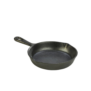 Mini Cast Iron Frypan 15×3cm 44cl Overall Size 24.5×16.7×3cm Pack of 6