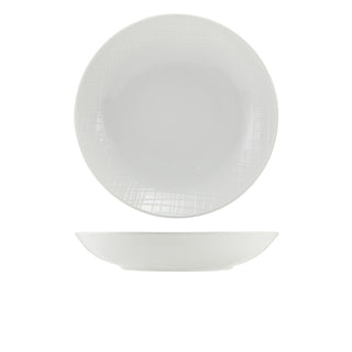 Incise Porcelain Lavara Coupe Bowl 23cm & 25.5cm - Pack of 6 & 4