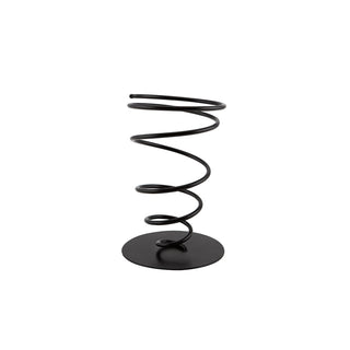 Black Steel French Fries Basket Serving Cone Stand - Creative Snack Stand for Restaurant Cafe Table Food Serving