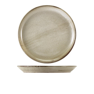 Terra Coupe Plate 19cm/24cm/27.5cm/30cm Porcelain Rish Colors Options Dining Plate Set 6