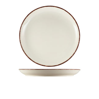 Stoneware Sereno Coupe Plate 19cm, 24cm & 27.5cm in Brown and Grey Set of 6