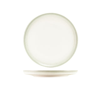 Porcelain Sereno Coupe Plate 18cm/21.5cm/26cm/28.5cm Alto & Cirrus Finish Set of 6