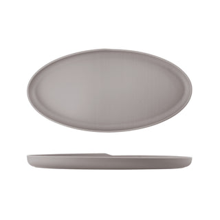 Oval Shape Melamine Dish 47.5cm/55cm Black/White/Sand Brown/Jade/Denim Blue/Grey 1 Pcs