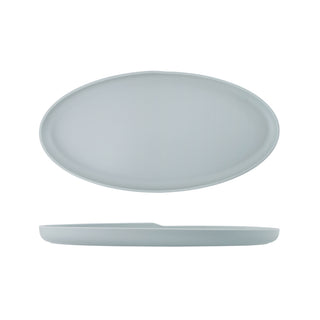 Oval Shape Melamine Dish 47.5cm/55cm Black/White/Sand Brown/Jade/Denim Blue/Grey 1 Pcs