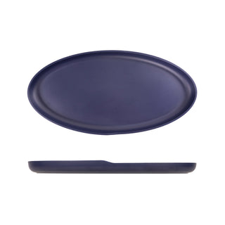 Oval Shape Melamine Dish 47.5cm/55cm Black/White/Sand Brown/Jade/Denim Blue/Grey 1 Pcs