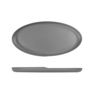 Oval Shape Melamine Dish 47.5cm/55cm Black/White/Sand Brown/Jade/Denim Blue/Grey 1 Pcs