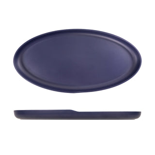 Oval Shape Melamine Dish 47.5cm/55cm Black/White/Sand Brown/Jade/Denim Blue/Grey 1 Pcs