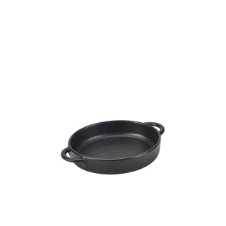 Round Black/Graphite Dish 14.5×13×3cm 26cl Durable Stoneware Table Top Serving Dish Set 6