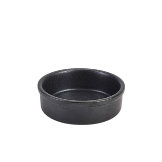Forge Tapas Dish 10cm/13cm/14.5cm Black/Graphite Stoneware Starters Serving Dish Set 6