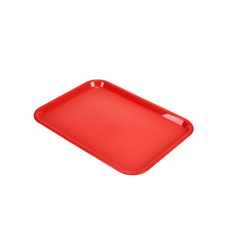 Fast Food Tray Medium/Large Size - Plastic-Polypropylene Non-Slip Food Serving Tray 1 Pcs