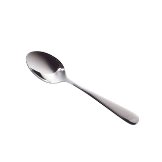 Palermo Dessert Spoon 18/10 184 mm Pack of 12 Stainless Steel Stylish Refined Tableware for Everyday Cafe Use