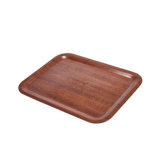Darkwood Mahogany Tray 36cm/43cm/46cm/48cm/60cm Elegant Wood Veneer Serving Tray 1 Pcs
