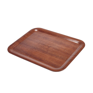 Darkwood Mahogany Tray 36cm/43cm/46cm/48cm/60cm Elegant Wood Veneer Serving Tray 1 Pcs