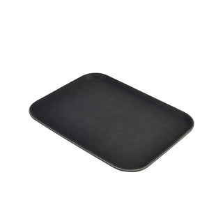 Gengrip Black Rectangular Tray 30.5cm/36.5cm/38.1cm/45.7cm Polypropylene Non Slip Tray 1Pcs