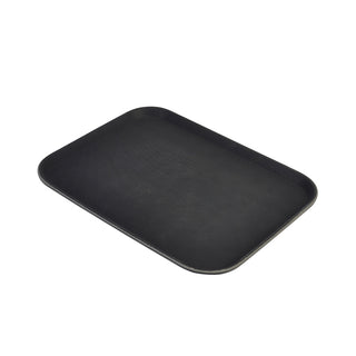 Gengrip Black Rectangular Tray 30.5cm/36.5cm/38.1cm/45.7cm Polypropylene Non Slip Tray 1Pcs