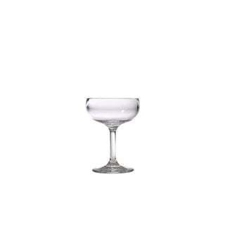 Harmony Polycarbonate Champagne Glass 21cl 130x97mm – Sleek Elegant Stylish Perfect for Milkshakes Fruit Juices Pack of 6