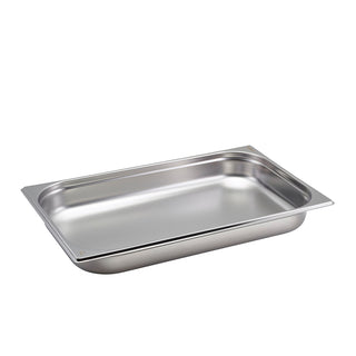 Gastronorm Pan GN 1/1 530x325mm Stainless Steel Commercial Kitchens Food Storage Use 1Pcs
