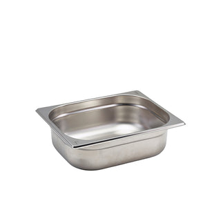 Gastronorm Pan GN 1/2 325x265mm Stainless Steel Commercial Storage Food Preparation 1Pcs
