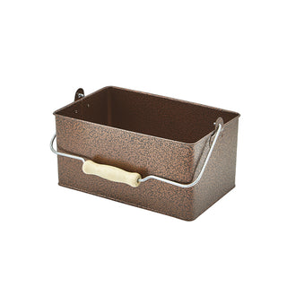 Rectangular Table Caddy 24.5×15.5×12.5cm Galvanised Steel Condiments Table Service 1Pcs