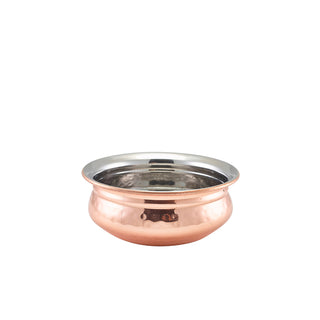 Handi Bowl 12.5cm/14.5cm  40cl/66cl Stainless Steel with Copper Plating Bowl Set of 12