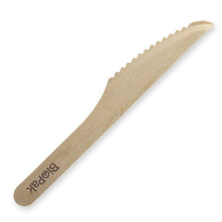 Pack Of 1000 16cm Coated Wooden Knives