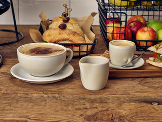 Coffee Mugs Set of 6 Ceramic Stoneware 300ml Cups For Cappuccino, Latte, Hot Cocoa Or Tea