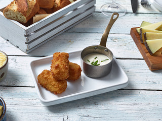 Vintage Steel Mini Sauce Pan – Industrial Finish with Brass Handle Serveware - 5oz, 7oz, 12oz - Set of 6