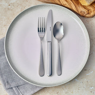 Palermo Dessert Knife 18/10 210mm - Pack of 12 Stainless Steel Sleek Contemporary Knife for Table Service