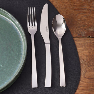 Stainless Steel Cutlery Set - Rimini Collection - Premium Polished Flatware Set of 12 - Spoons, Knife, Forks