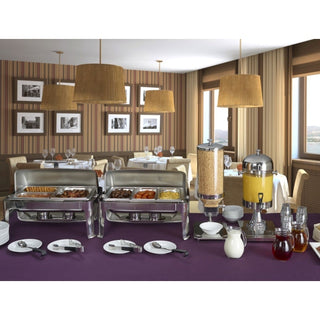 Juice Dispenser PC + Stainless Steel 60 x 30 x 26cm 6.5L Modern Drink Dispenser for Events and Hotels