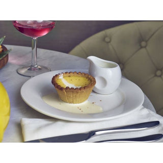 2.8oz White Porcelain Milk Jug Mini Creamer Jugs Without Handle Sauce Gravy Pitcher for Coffee Milk Creamer and Sauces, Set of 12