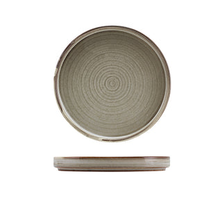 Low Presentation Plate 18cm/21cm/25cm Durable Porcelain Home Dining Serving Plate Set 6