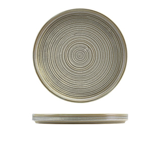Low Presentation Plate 18cm/21cm/25cm Durable Porcelain Home Dining Serving Plate Set 6