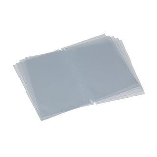 Plastic Menu Inserts A4 and A5 Paper Size Pack of 10 Clear Protective Sleeves for Menus