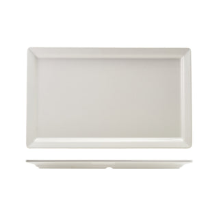 Melamine White Platter GN 1/1 Size 53x32cm Heavy-Duty Buffet Platter Food Service
