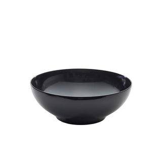 Melamine Round Buffet Bowl – Lightweight, Durable Display Bowl White or Black - 25.7cm/ 35.5cm