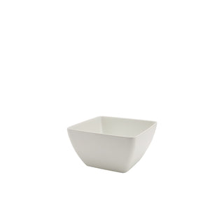 Melamine Curved Square Display Bowl – Lightweight, Durable Buffet Bowl - Black or White - Multiple Sizes
