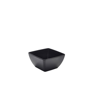 Melamine Curved Square Display Bowl – Lightweight, Durable Buffet Bowl - Black or White - Multiple Sizes