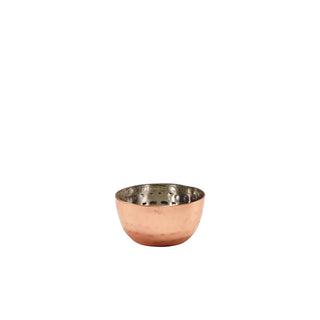 Mini Hammered Bowl 5.5x2.5cm/6x3cm/7.5x4cm Stainless Steel with Copper Plating Set 24