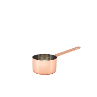Mini Saucepans 5cl/17cl/37cl Copper-Plated Stainless Steel Serveware Set of 6