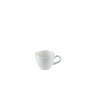 Matt White Rita Coffee Cup 8cl/23cl Set of 6 Porcelain for Cafés Espresso Bars Home Use