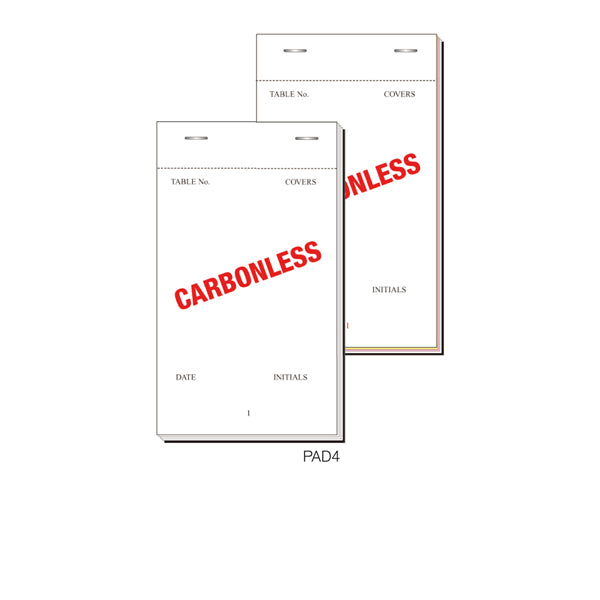 Duplicate/Triplicate Order Pad 50 Sheets 165×95mm Carbonless Box of 50 ...