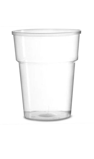 Pack Of 1000 Disposable Pint Cup UKCA (CE) Marked rPP Clear