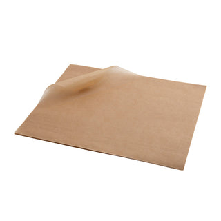 Plain Greaseproof Paper Sheets Brown & White - 25 x 20cm / 25 x 35cm