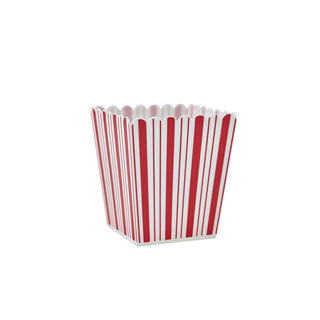 Plastic Popcorn Cup 40cl - 8x8x9cm Popcorn Cup Design Table Presentation 1Pcs