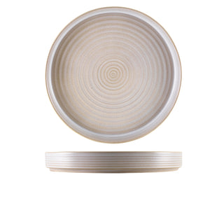 Set of 6 Side Plates Barley Dessert Plates 18cm 21cm 26cm Stoneware Serving Presentation Dishes