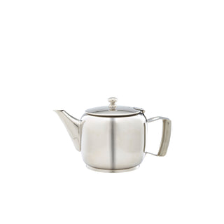 Premier Teapot Set of 1 Stainless Steel Silver Serving Use 40cl/60cl/120cl 14oz/20oz/40oz