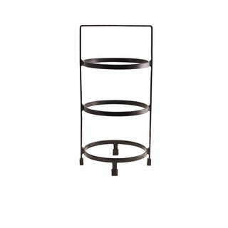 Two/Three Tier Presentation Plate Stand Set of 1 Durable Iron 18cm/20.5cm display Stands