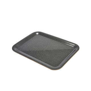 Laminated Wood Tray 46 × 34cm - Dark Granite